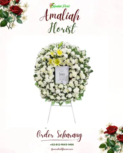 Krans Bunga Duka Cita di Bumi Sari